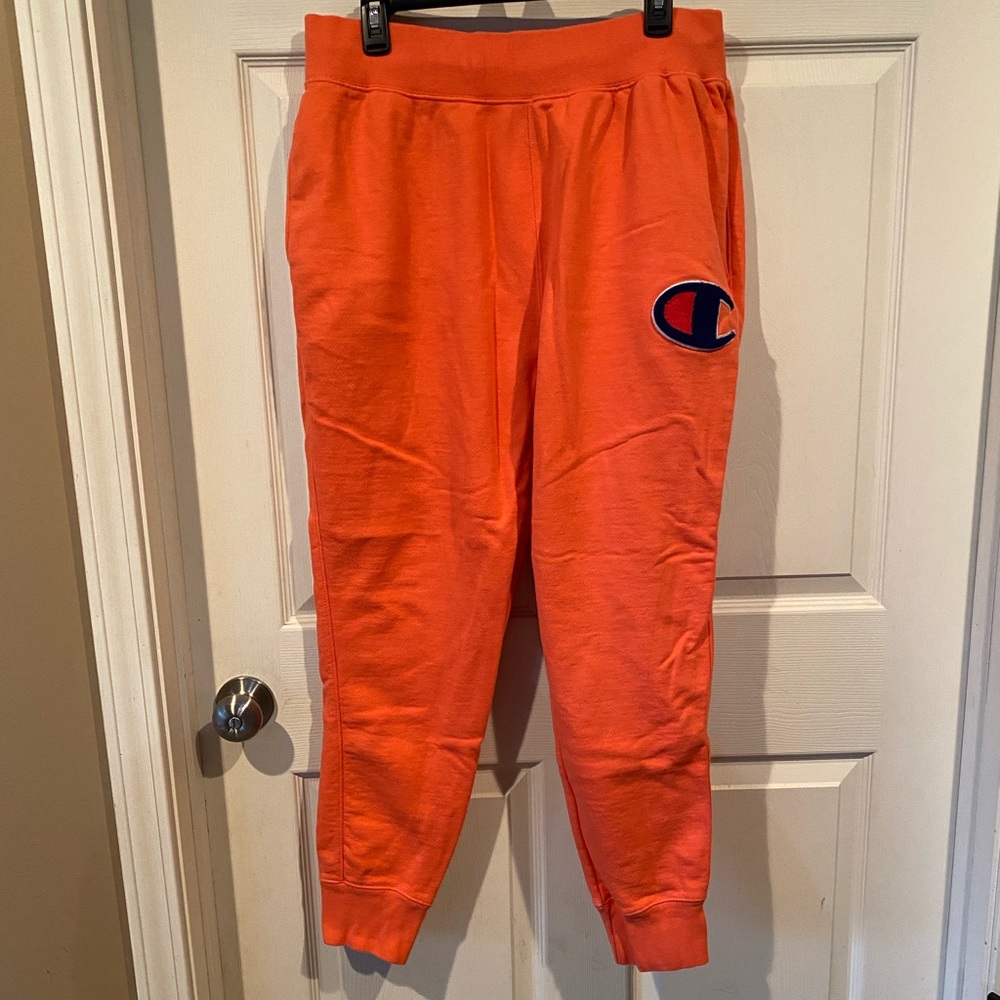 Salmon Champion pants - has matching hoodie sold separately - size XL